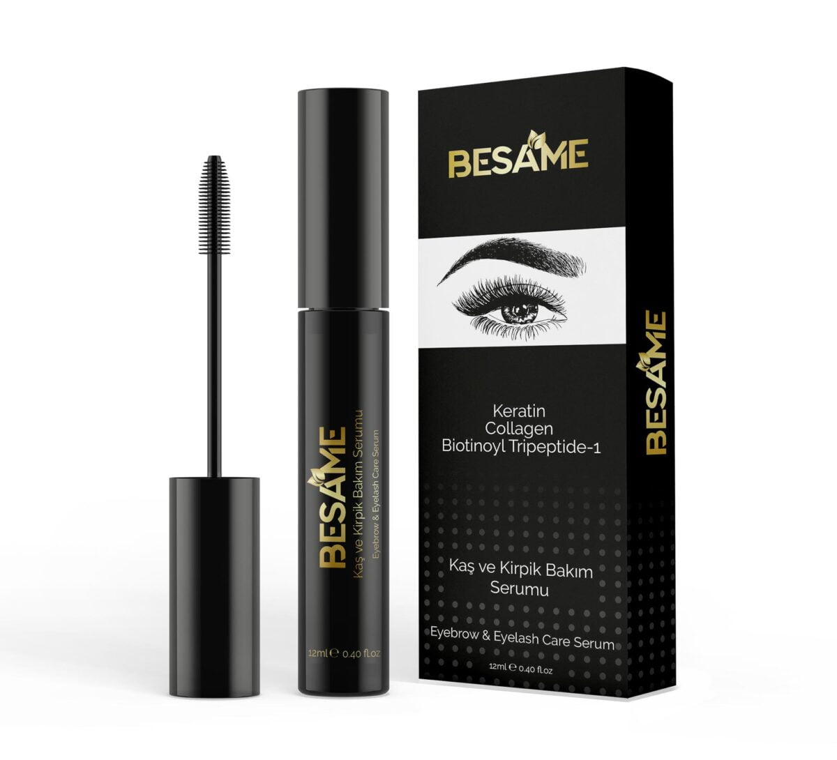 Besame Keratin Collagen Kaş ve Kirpik Bakım Serumu 1